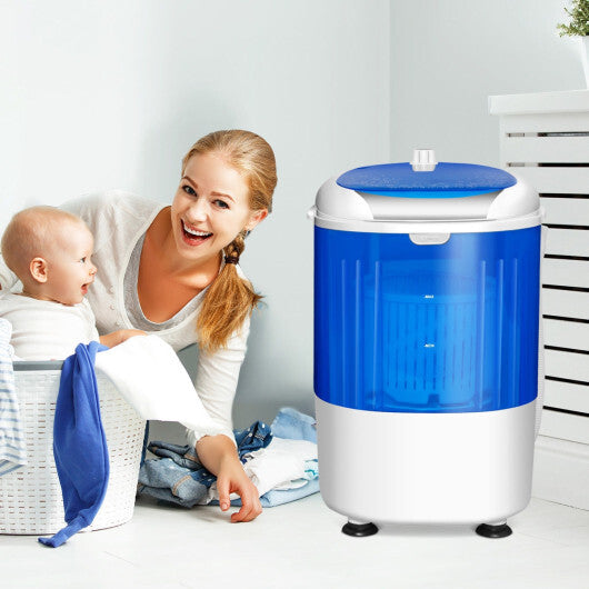 5.5 lbs Portable Semi Auto Washing Machine for Small Space W2B