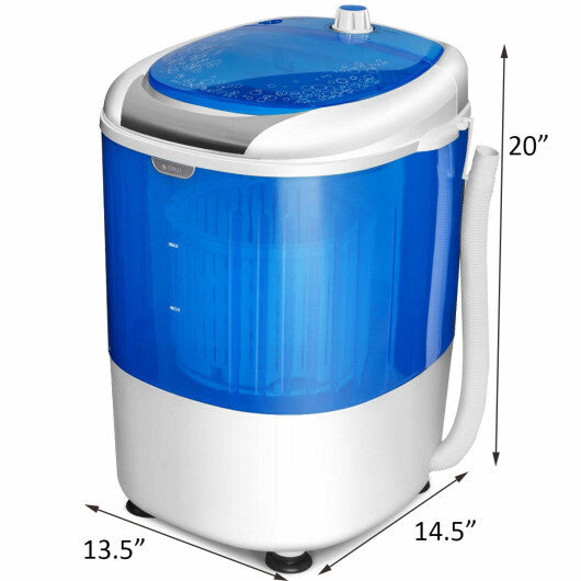 5.5 lbs Portable Semi Auto Washing Machine for Small Space W2B