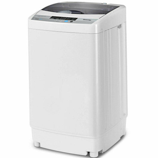 12 lbs Full-automatic Washing Machine with 10 Wash Programs W2B