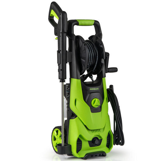 2150PSI Electric Pressure Washer 1.2GPM with 4 Quick Connect Nozzles and Foam Cannon-Green W2B