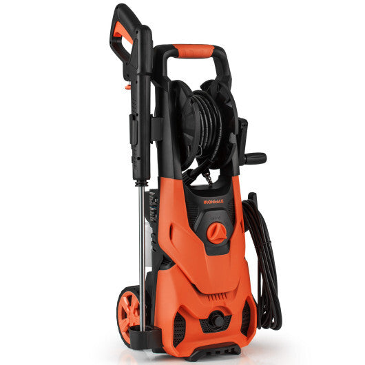 2150PSI Electric Pressure Washer 1.2GPM with 4 Quick Connect Nozzles and Foam Cannon-Green W2B
