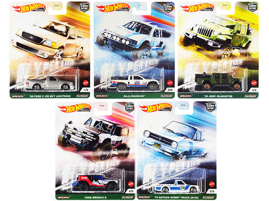 "Hyper Haulers" 5 piece Set "Car Culture" Series Diecast Model Cars by Hot Wheels-0