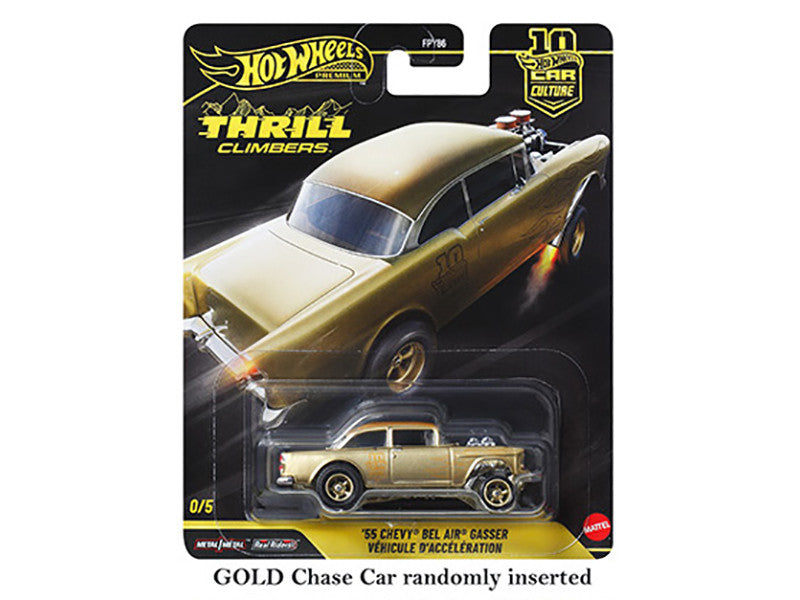 "Thrill Climbers" 5 piece Set "Car Culture 10th Anniversary" 2025 Series Q Diecast Model Cars by Hot Wheels Hotwheels