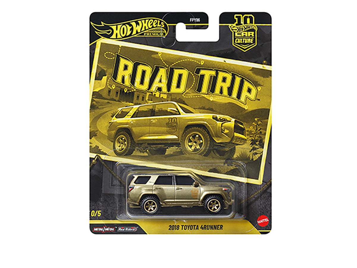"Road Trip" 5 piece Set "Car Culture 10th Anniversary" Series V Diecast Model Cars by Hot Wheels Hotwheels