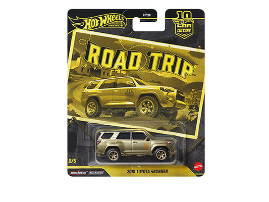 "Road Trip" 5 piece Set "Car Culture 10th Anniversary" Series V Diecast Model Cars by Hot Wheels Hotwheels