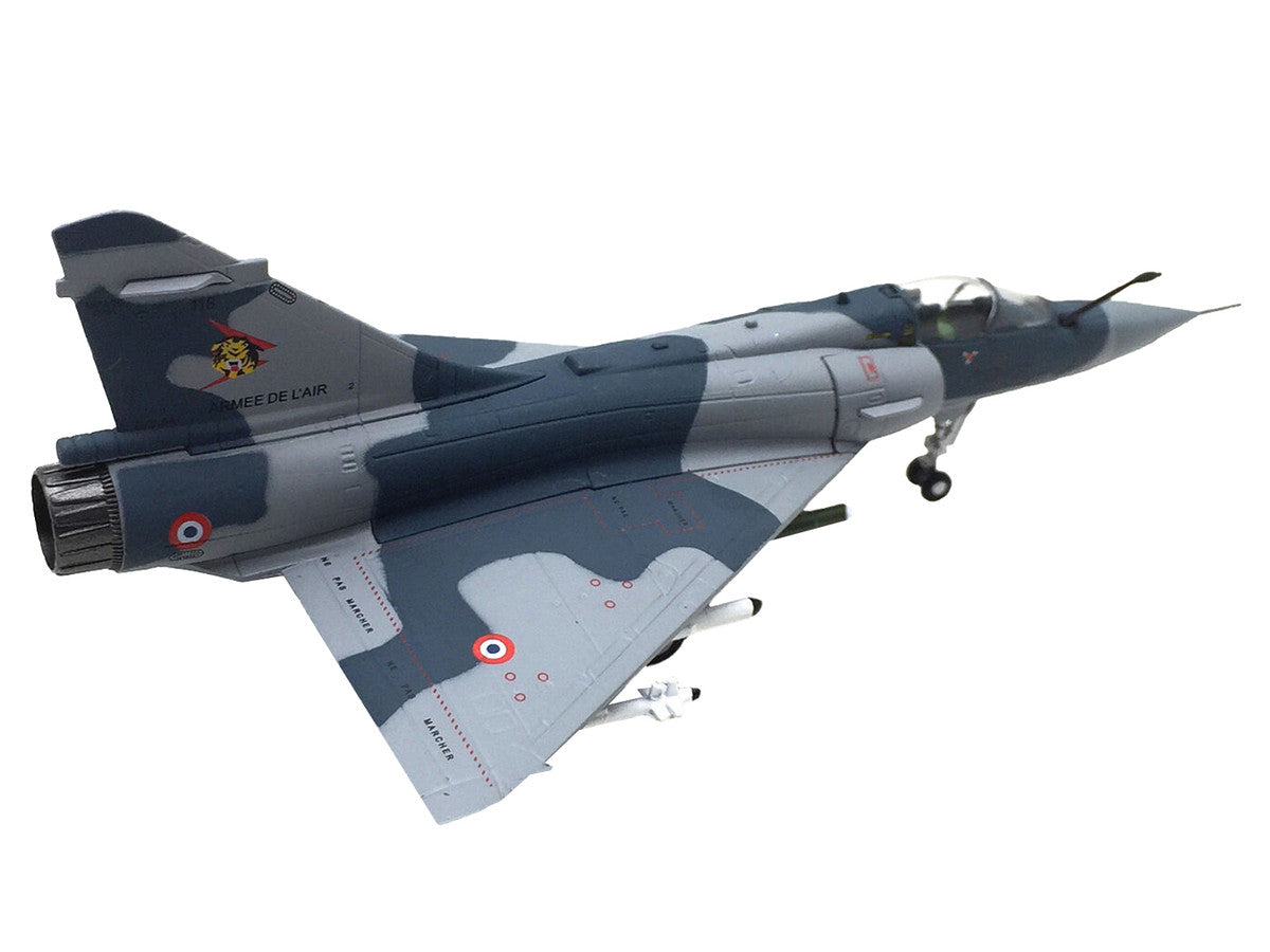 Dassault Mirage 2000C Fighter Aircraft "EC 1/12 Cambresis SPA 162 Tigre NATO Tiger Meet Belgium" (2009) Armee de l'Air (French Air Force)  1/100 Diecast Model Airplane Other