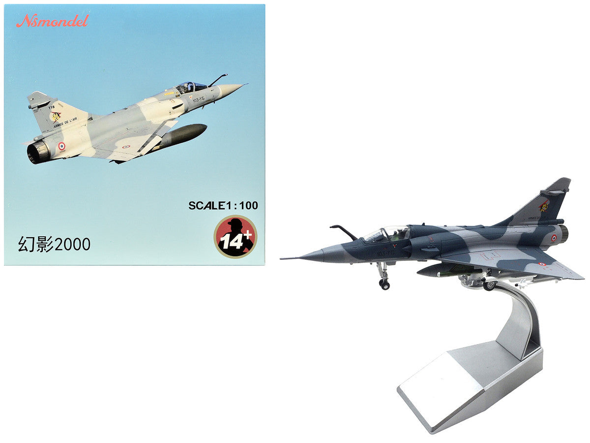Dassault Mirage 2000C Fighter Aircraft "EC 1/12 Cambresis SPA 162 Tigre NATO Tiger Meet Belgium" (2009) Armee de l'Air (French Air Force)  1/100 Diecast Model Airplane Other