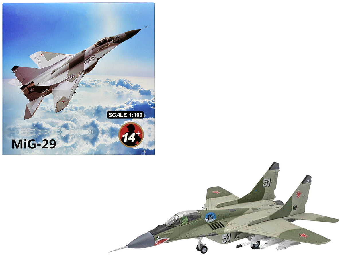 Mikoyan-Gurevich MiG-29 Fighter Aircraft "120th GvIAP Domna Airfield" (2001) Russian Air Force 1/100 Diecast Model Airplane Other