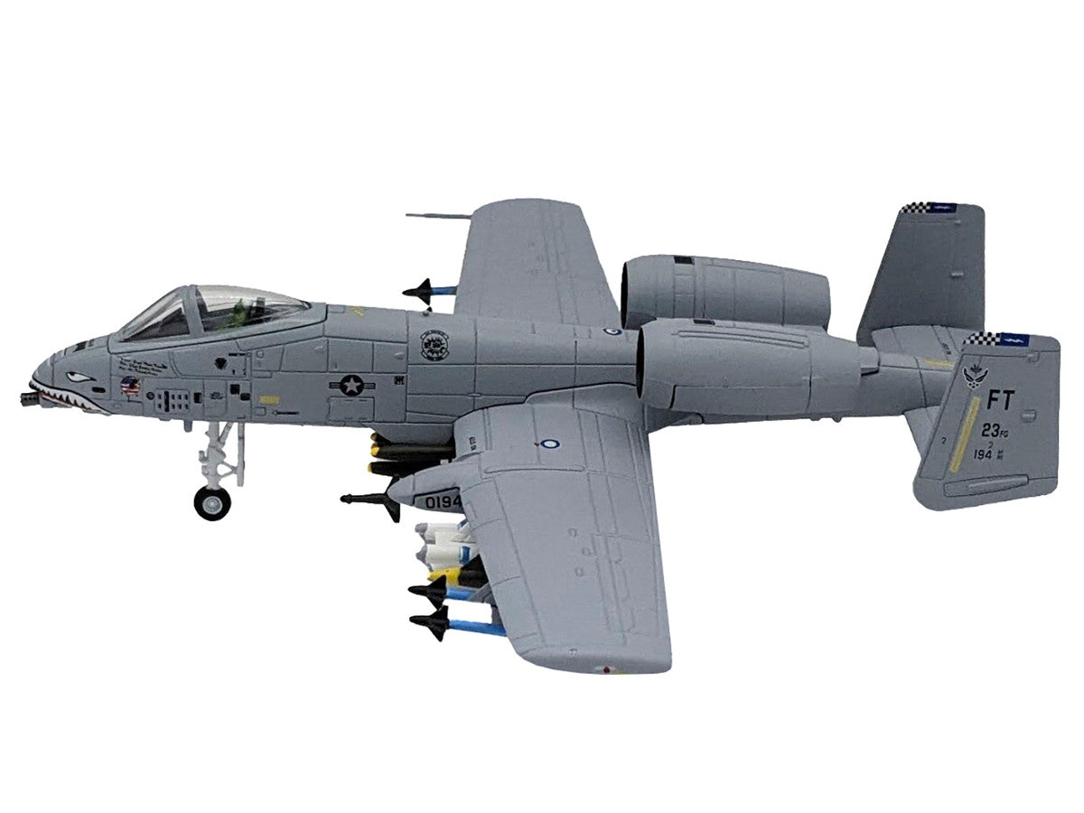 Republic A-10C Thunderbolt II Attack Aircraft "Flying Tigers 23rd Fighter Group 23rd Wing" (2003) United States Air Force 1/100 Diecast Model Airplane Other
