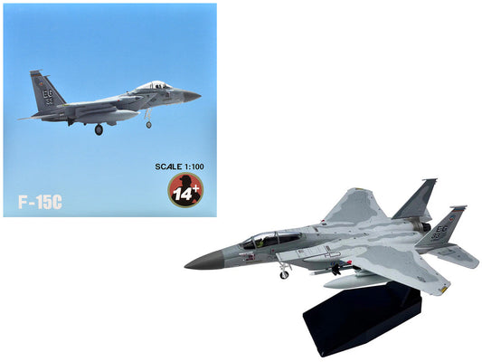 McDonnell Douglas F-15C Eagle Aircraft "MiG Killer Gulf Spirit 58th Tactical Fighter Squadron 33rd Tactical Fighter Wing Desert Storm" (1991) United States Air Force 1/100 Diecast Model Airplane Other