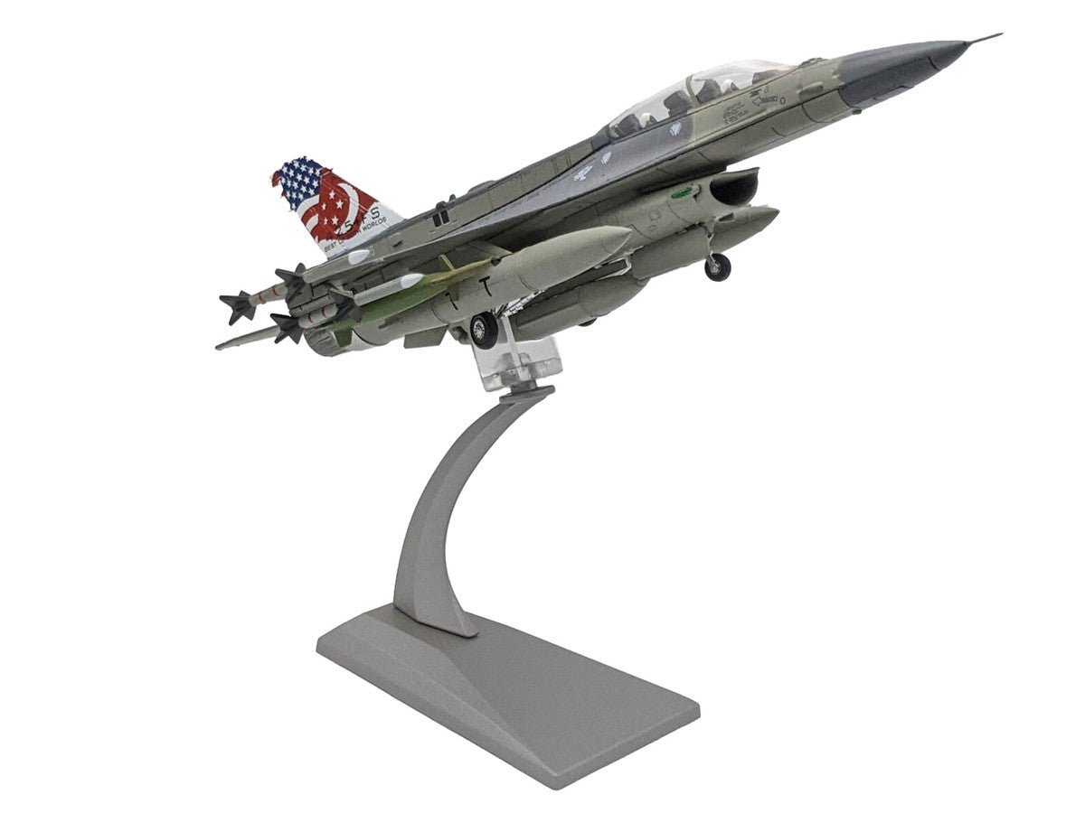 General Dynamics F-16D Fighting Falcon Fighter Aircraft "425th Fighter Squadron Best of Both Worlds Peace Carvin II 25th Anniversary Livery 56th Fighter Wing Luke AFB" (2018) United States Air Force 1/72 Diecast Model Airplane Other