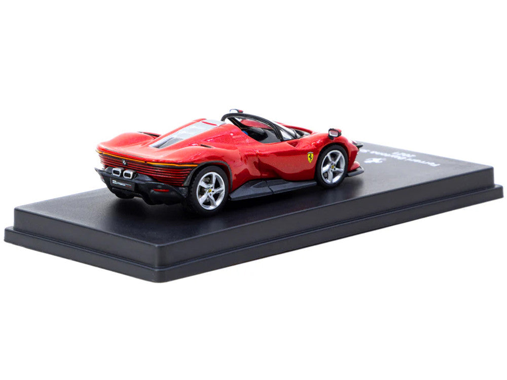 2021 Ferrari Daytona SP3 Red Metallic with Booklet 1/64 Diecast Model Car by Centauria-2