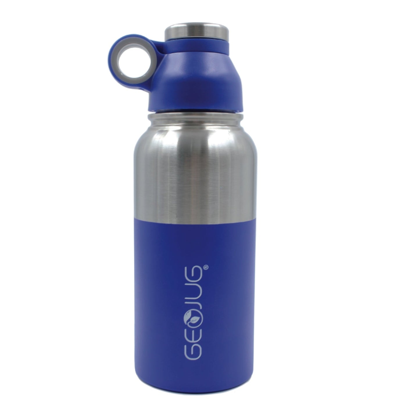 Brentwood GeoJug 18oz Stainless Steel Vacuum Insulated Water Bottle, Blue W2B