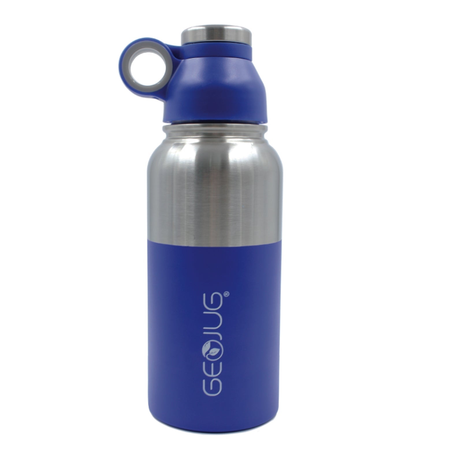 Brentwood GeoJug 18oz Stainless Steel Vacuum Insulated Water Bottle, Blue W2B