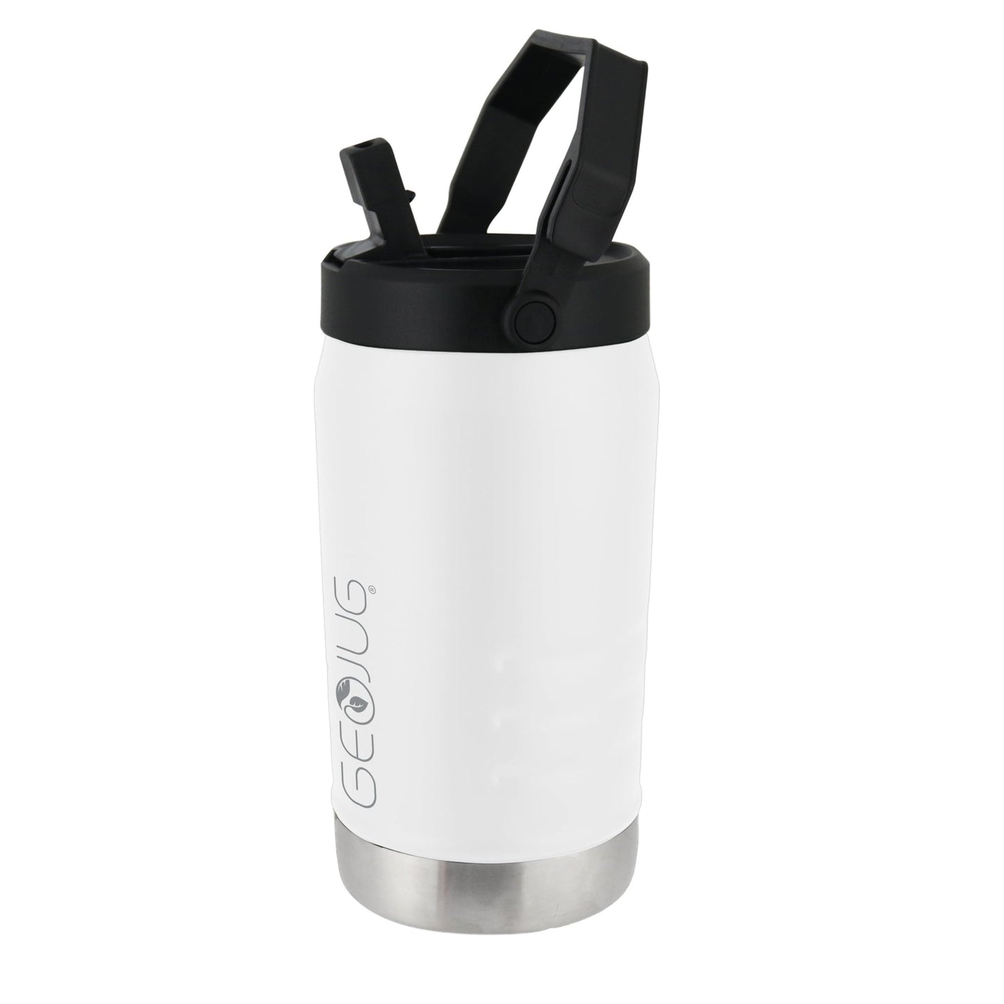 Brentwood GeoJug 64oz Stainless Steel Insulated Sports Water Jug in Cream W2B