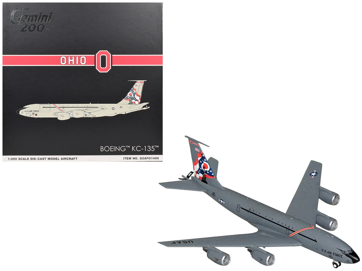 Boeing KC-135 Stratotanker Tanker Aircraft "63-8013 Ohio Air National Guard" United States Air Force "Gemini 200" Series 1/200 Diecast Model Airplane by GeminiJets GeminiJets