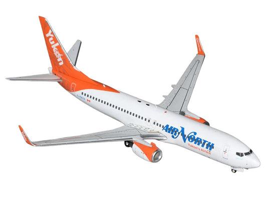 Boeing 737-800 Commercial Aircraft "Air North" (C-FNYA) White with Orange Tail "Gemini 200" 1/200 Diecast Model by GeminiJets GeminiJets