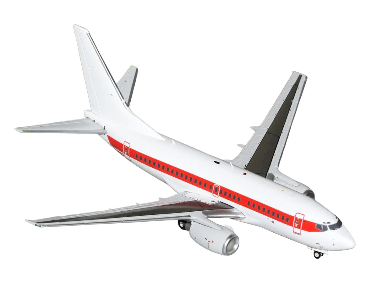 Boeing 737-600 Commercial Aircraft "EG&G - Janet Airlines" (N319BD) White with Red Stripes "Gemini 200" Series 1/200 Diecast Model Airplane by GeminiJets GeminiJets
