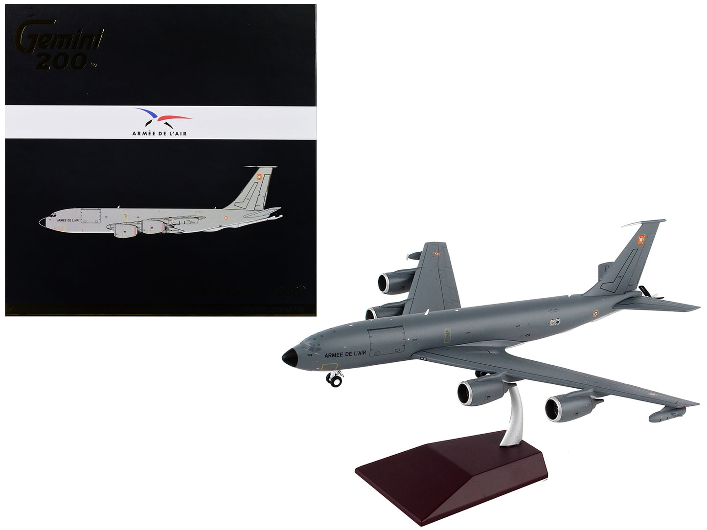 Boeing KC-135R Stratotanker Tanker Aircraft "Armee de l'Air" France Air Force "Gemini 200" Series 1/200 Diecast Model Airplane by GeminiJets