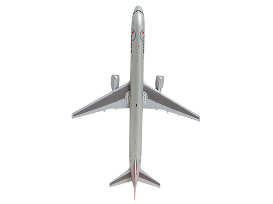 Boeing 757-300 Commercial Aircraft "Northwest Airlines" (N587NW) Silver with Red Tail "Gemini 200" Series 1/200 Diecast Model by GeminiJets-0