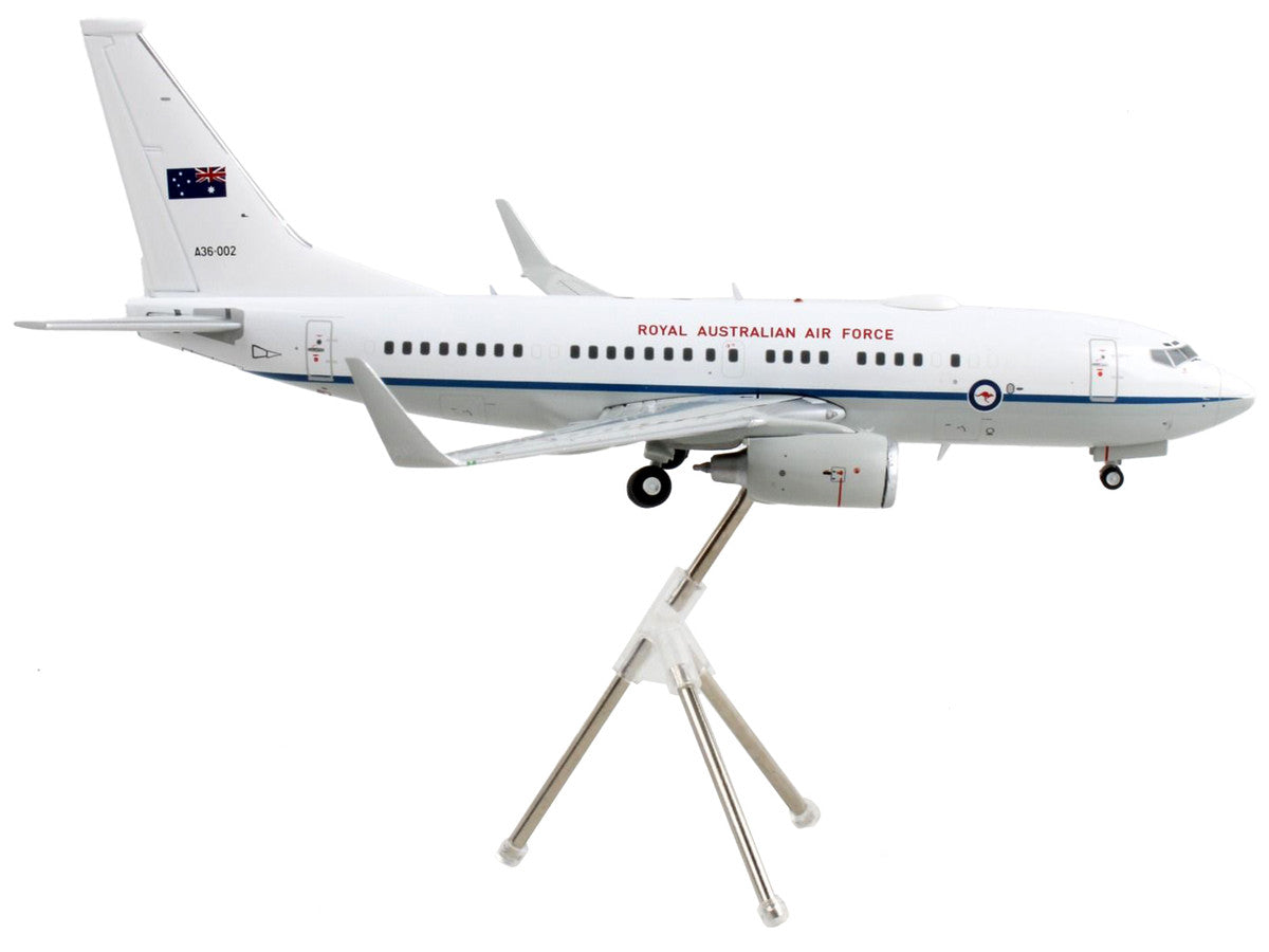 Boeing 737-700 Transport Aircraft "Royal Australian Air Force - A36-002" White and Gray "Gemini 200" Series 1/200 Diecast Model Airplane by GeminiJets GeminiJets