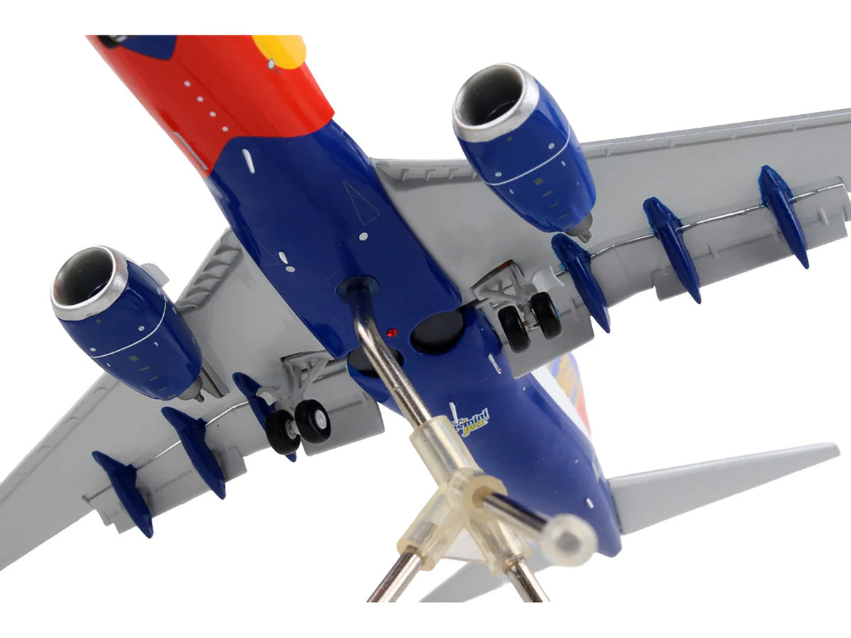 Boeing 737-700 Commercial Aircraft with Flaps Down Configuration "Southwest Airlines - Colorado One" (N230WN) White and Blue "Gemini 200" Series 1/200 Diecast Model Airplane by GeminiJets GeminiJets