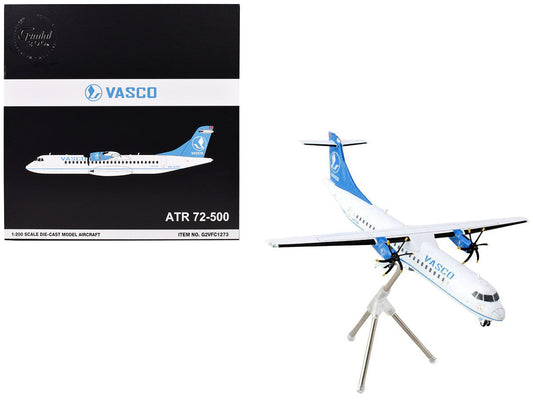 ATR 72-500 Commercial Aircraft "Vietnam Air Services Company (VASCO)" (VN-B221) White with Blue Tail "Gemini 200" Series 1/200 Diecast Model Airplane by GeminiJets GeminiJets
