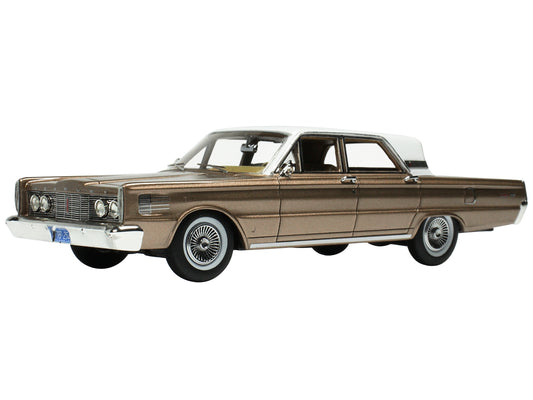 1965 Mercury Park Lane Pecan Frost Brown Metallic with White Top Limited Edition to 200 pieces Worldwide 1/43 Model Car by Goldvarg Collection