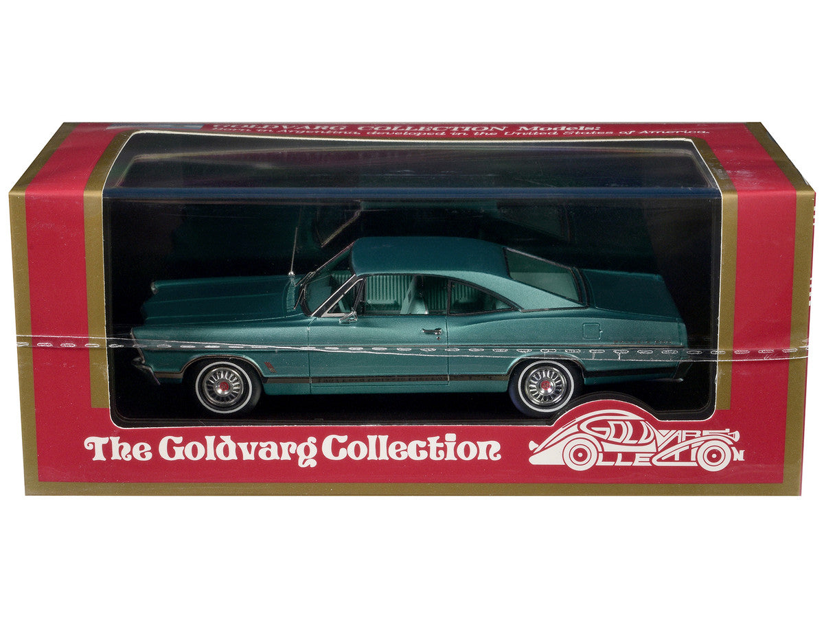 1967 Ford Galaxie Clearwater Aqua Metallic with Aqua Interior Limited Edition to 200 pieces Worldwide 1/43 Model Car by Goldvarg Collection-1