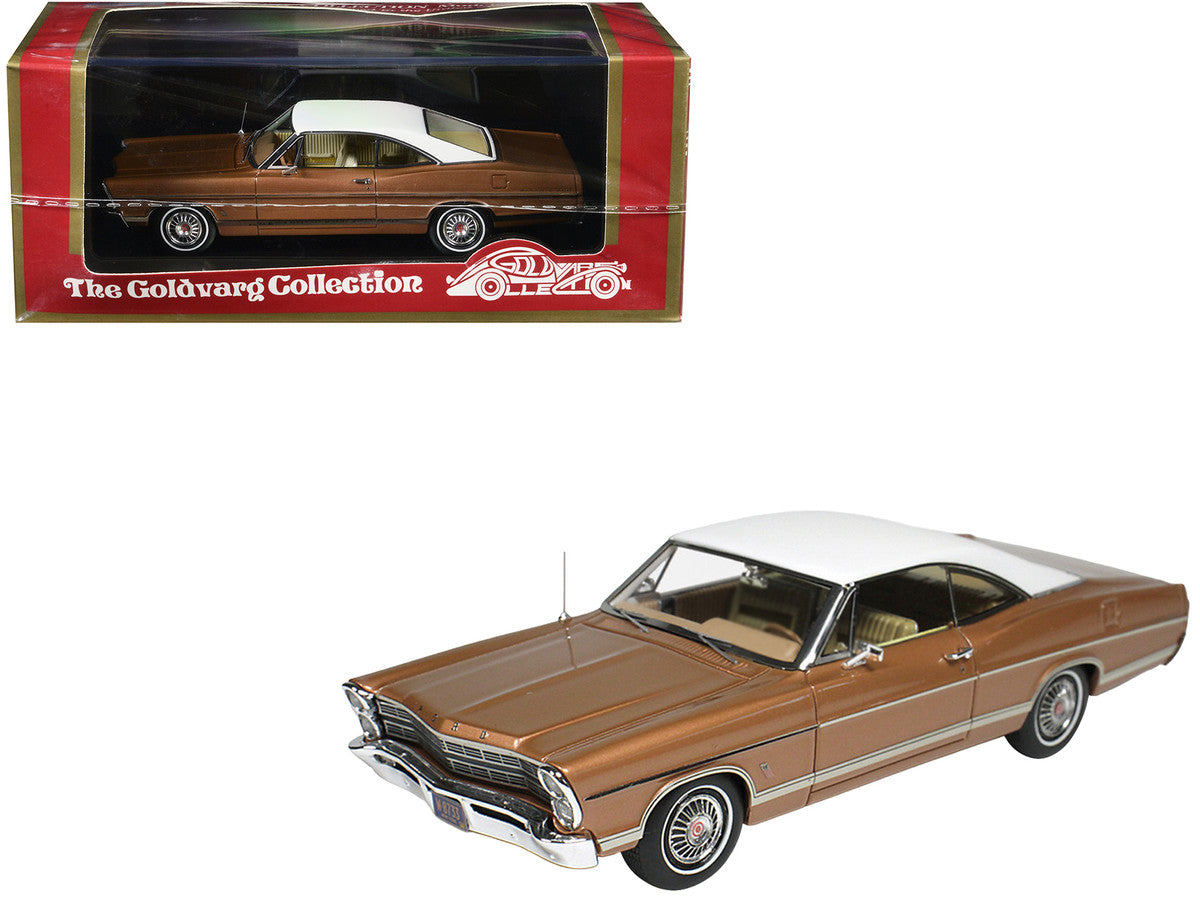 1967 Ford Galaxie Burnt Amber Metallic with White Top Limited Edition to 200 pieces Worldwide 1/43 Model Car by Goldvarg Collection-2