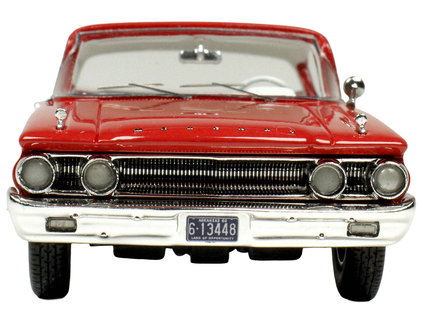 1960 Mercury Park Lane 4 Door Sedan Signal Red with White Interior Limited Edition to 200 pieces Worldwide 1/43 Model Car by Goldvarg Collection