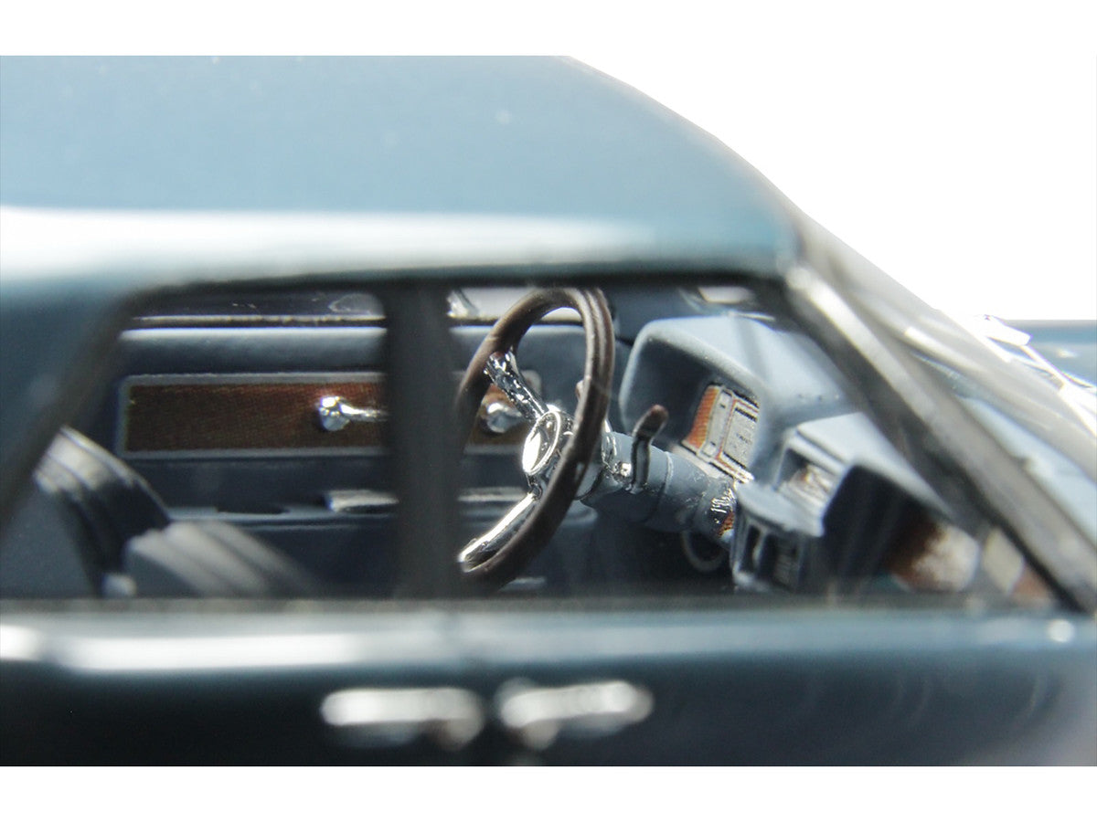 1962 Lincoln Continental Oxford Gray Metallic with Blue Interior Limited Edition to 200 pieces Worldwide 1/43 Model Car by Goldvarg Collection-2