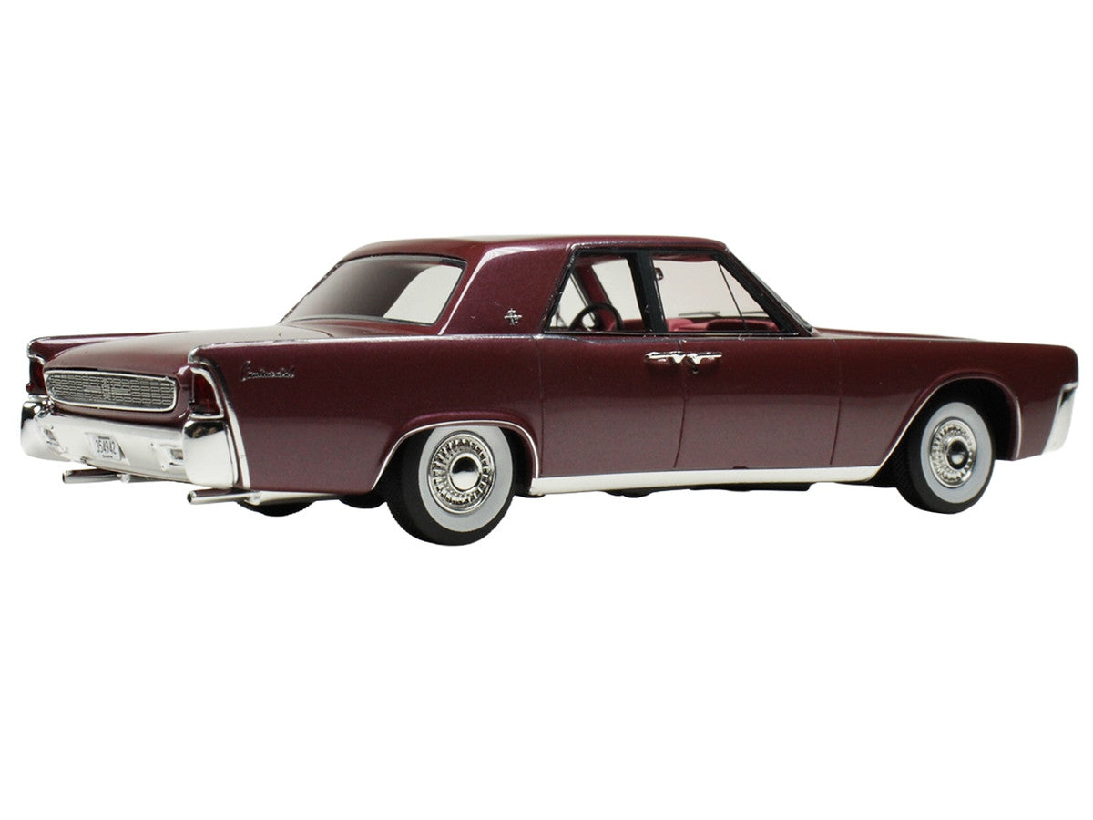 1962 Lincoln Continental Royal Red Metallic with Red Interior Limited Edition to 200 pieces Worldwide 1/43 Model Car by Goldvarg Collection-0