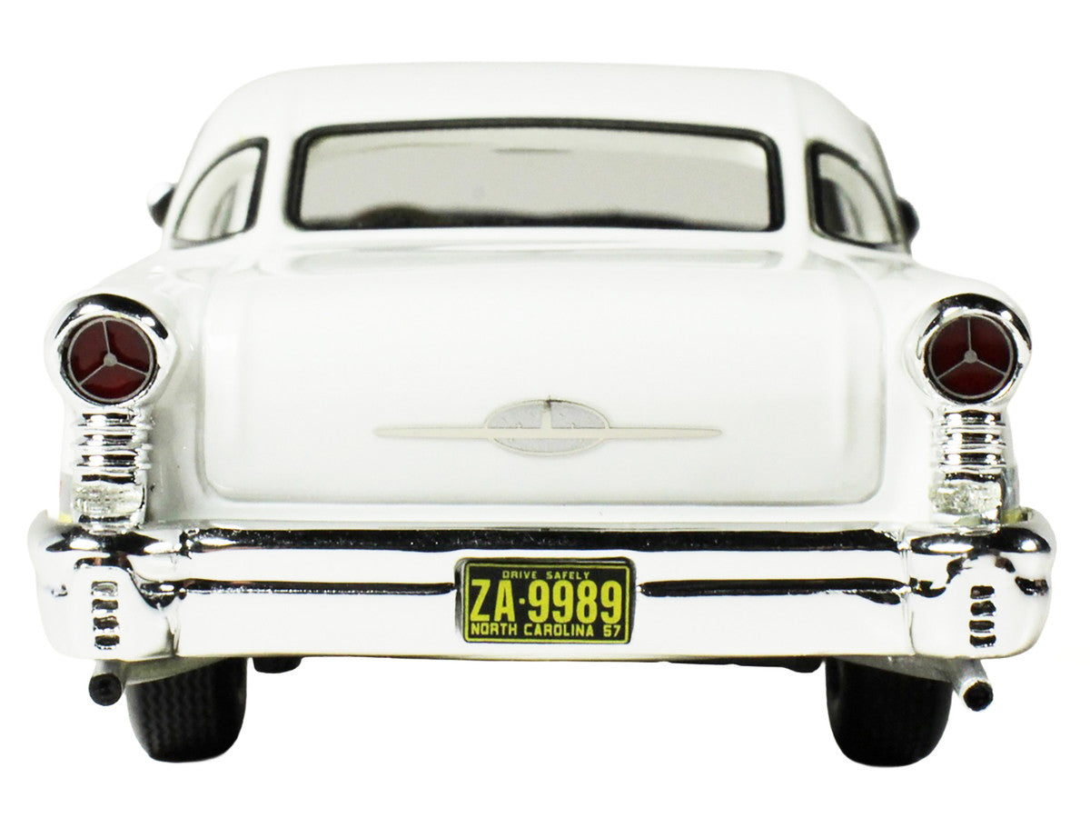 1957 Oldsmobile Starfire Coronado Yellow and Alcan White Limited Edition to 200 pieces Worldwide 1/43 Model Car by Goldvarg Collection Goldvarg Collection