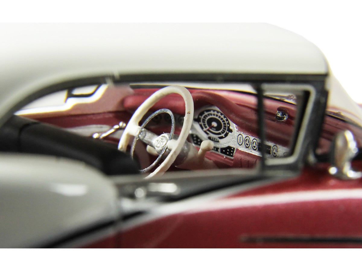 1957 Oldsmobile Starfire Royal Glow Red and Alcan White Limited Edition to 200 pieces Worldwide 1/43 Model Car by Goldvarg Collection Goldvarg Collection