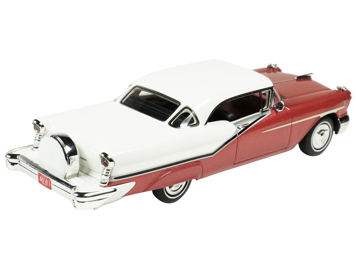 1957 Oldsmobile Starfire Royal Glow Red and Alcan White Limited Edition to 200 pieces Worldwide 1/43 Model Car by Goldvarg Collection Goldvarg Collection