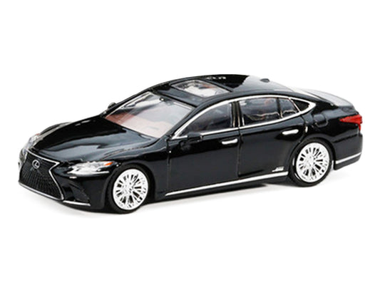 Lexus LS500h Black with Sunroof 1/64 Diecast Model Car by GCD x Enchery-1