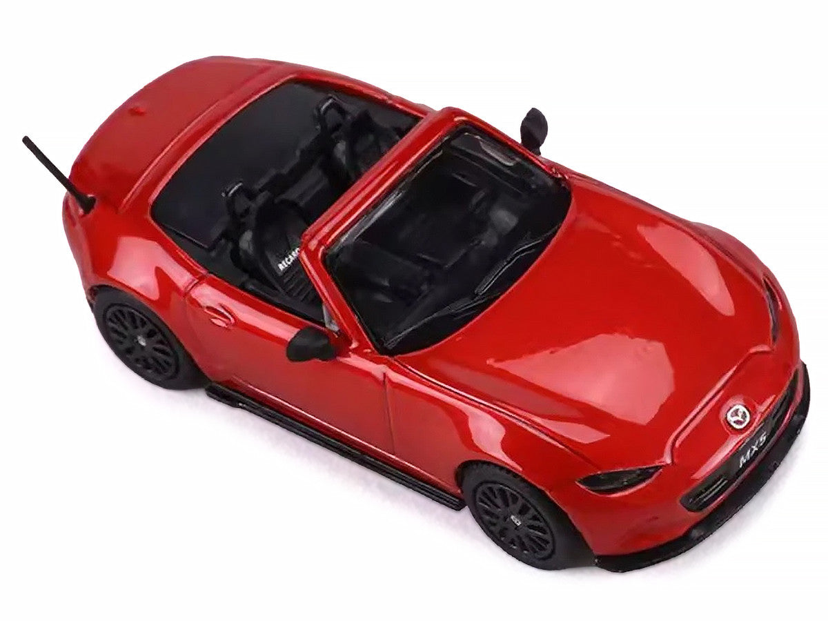 2024 Mazda MX-5 Roadster Orange Metallic 1/64 Diecast Model Car by GCD x Enchery-2