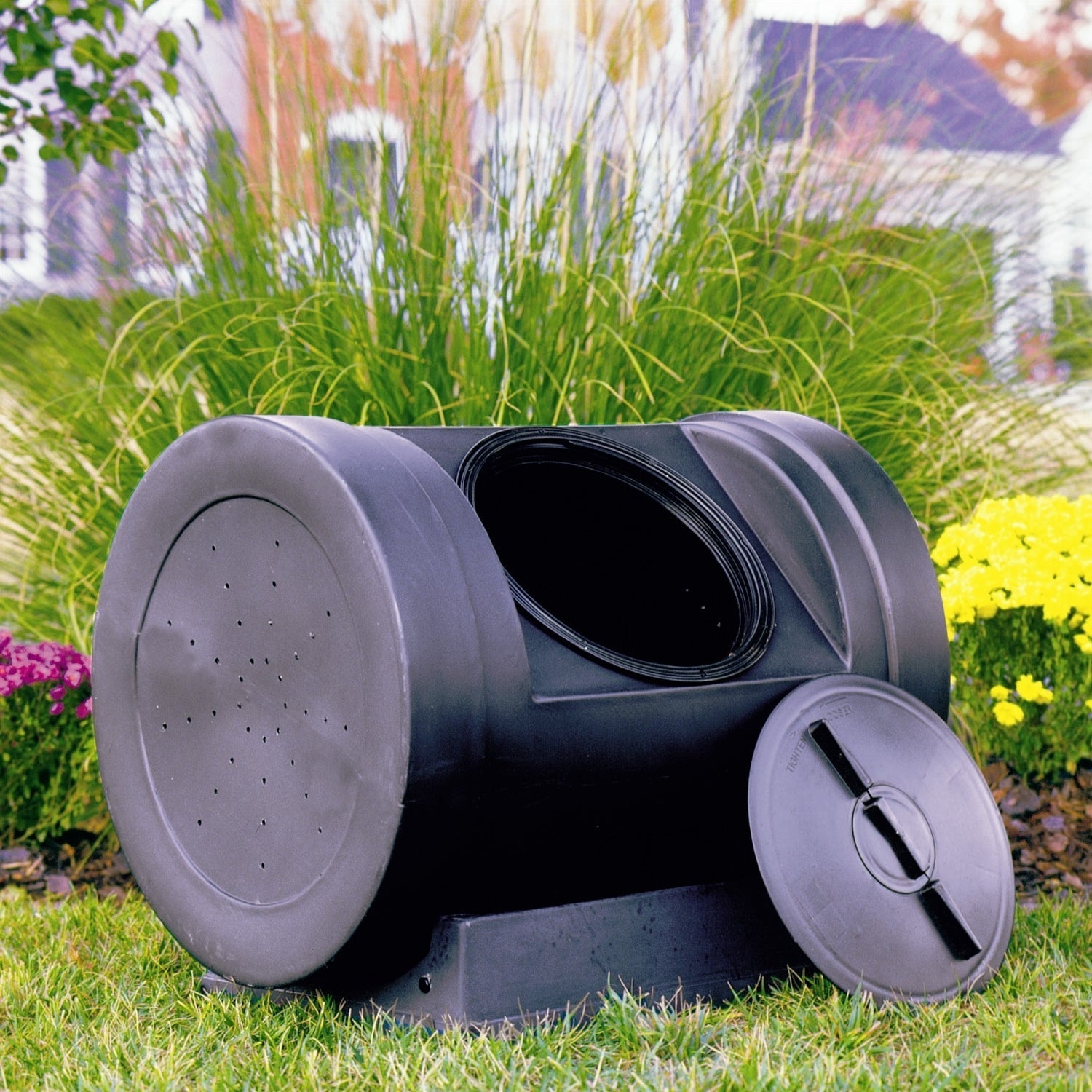 89 Gallon Tumbling Compost Bin Composting Tumbler Composter FastFurnishings