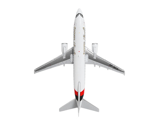 Boeing 737-300 Commercial Aircraft "Emirates Airlines" (AP-BCD) White with Striped Tail 1/400 Diecast Model by GeminiJets GeminiJets