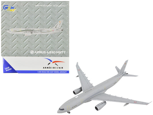 Airbus A330 MRTT Tanker Aircraft "Armee de l'Air - French Air Force" Gray "Gemini Macs" Series 1/400 Diecast Model Airplane by GeminiJets GeminiJets