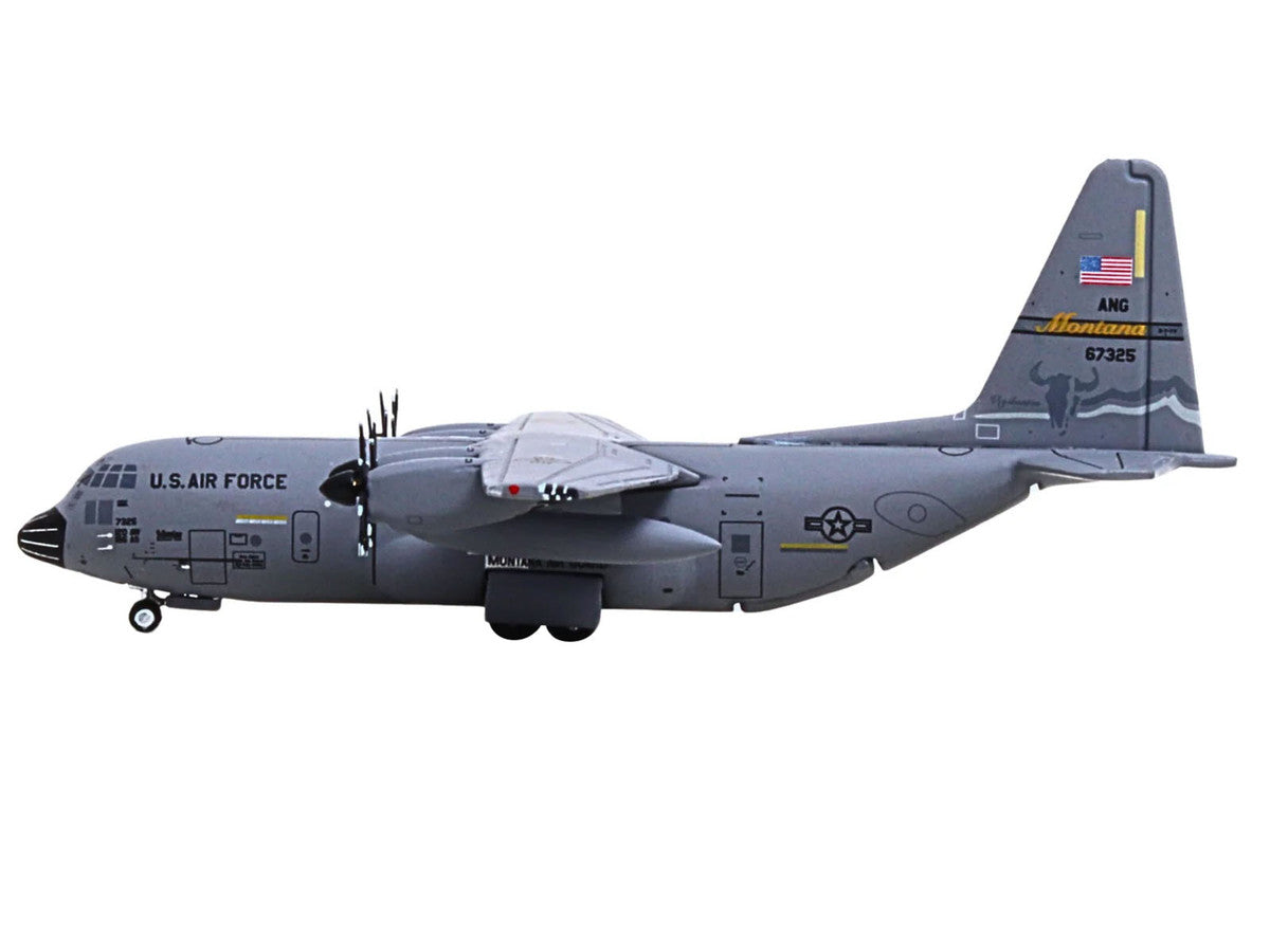 Lockheed C-130H3 Hercules Transport Aircraft "96-7325 120th Airlift Wing Montana Air National Guard" United States Air Force "Gemini Macs" Series 1/400 Diecast Model Airplane by GeminiJets GeminiJets
