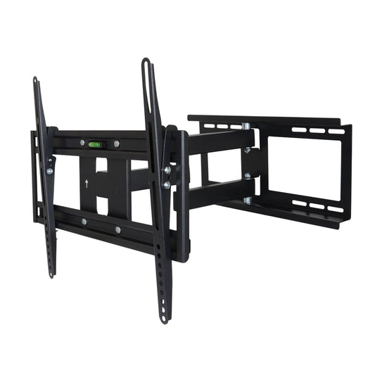 MegaMounts Full Motion Wall Mount with Bubble Level for 26 - 55 Inch LCD, LED, and Plasma Screens W2B