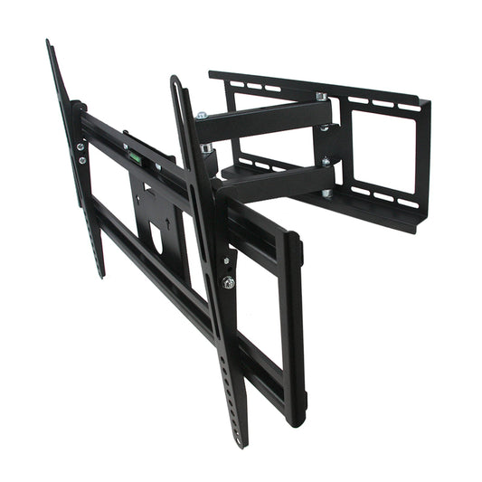 MegaMounts Full Motion Television Wall Mount with Bubble Level for 32-70 Inch Displays W2B