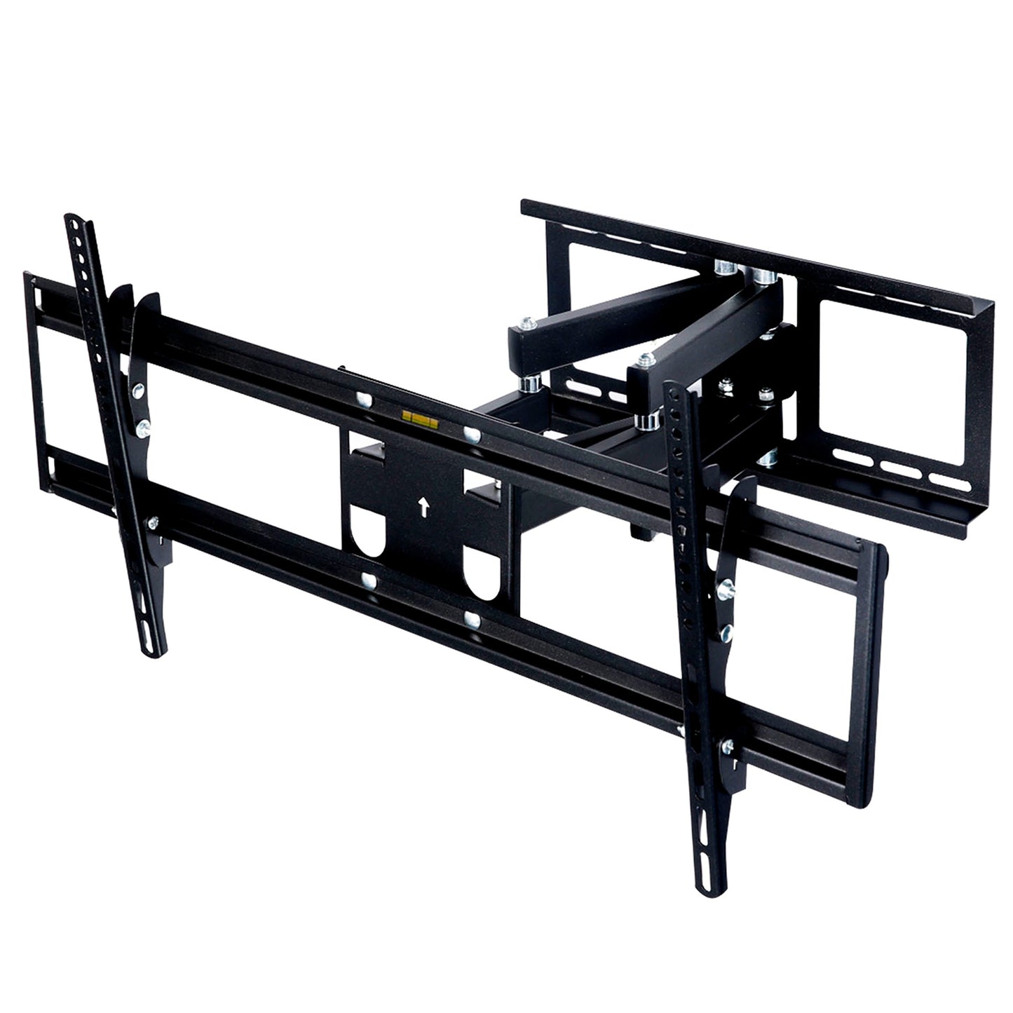 MegaMounts Full Motion Articulated Tilt and Swivel Television Wall Mount for 37-60 Inch Screens with Bubble Level W2B