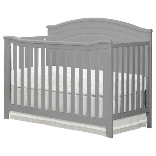 SF Home Solid Wood Convertible Crib in Grey - Toddler Bed Sold Separately FastFurnishings