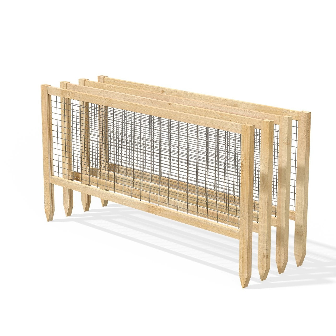 4 Pack Cedar Garden Trellis Set - 45 x 23.5 inch Each - Made in USA FastFurnishings