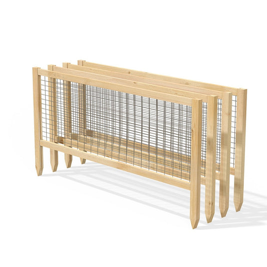 4 Pack Cedar Garden Trellis Set - 45 x 23.5 inch Each - Made in USA FastFurnishings