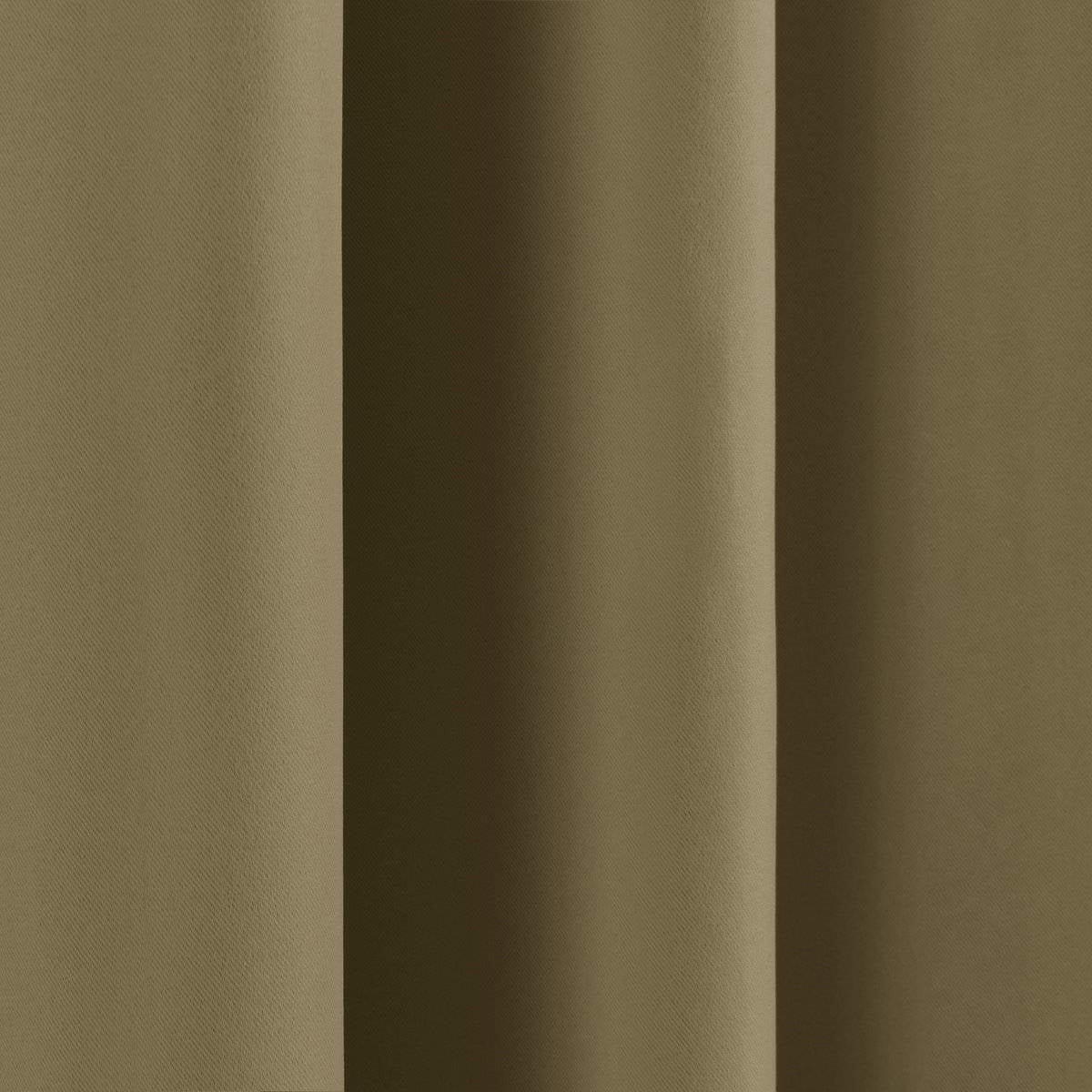 52 x 96 inch Solid Olive Green Thermal Blackout Curtain Panels - Set of 2 FastFurnishings