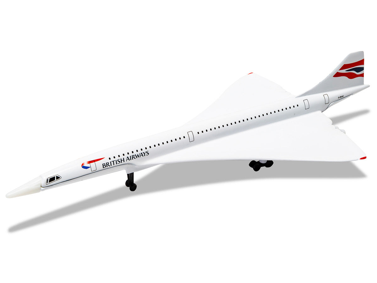 BAe/Aerospatiale Concorde Commercial Aircraft "British Airways" White "Best of British" Series Diecast Model by Corgi Corgi
